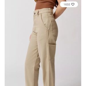 DICKIES CANVAS CARPENTER WHITE IVORY Women’s 6 NWT